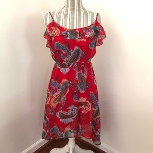 Forever 21 Flowy Red Dress